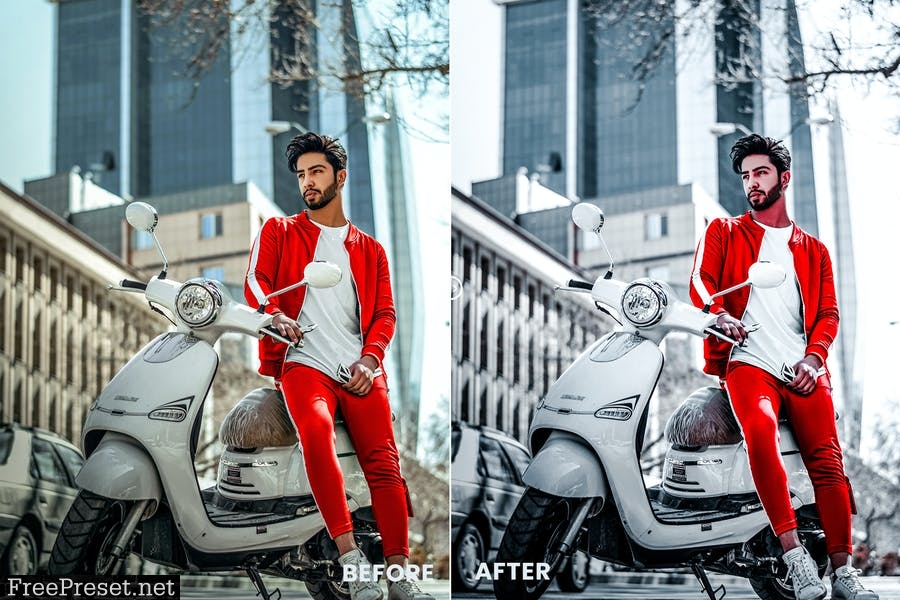 Supreme Red Photoshop Action & Lightrom Presets