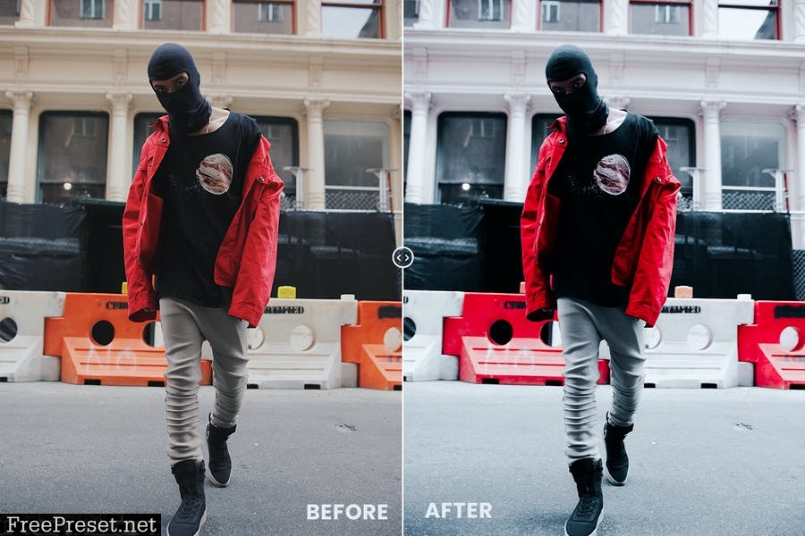 Supreme Red Photoshop Action & Lightrom Presets