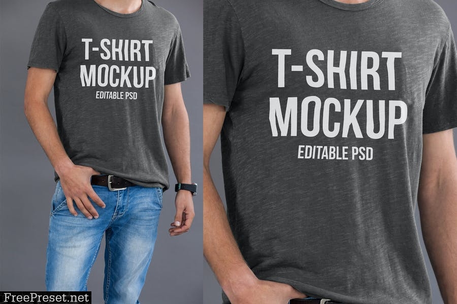 T-shirt Mockup Set