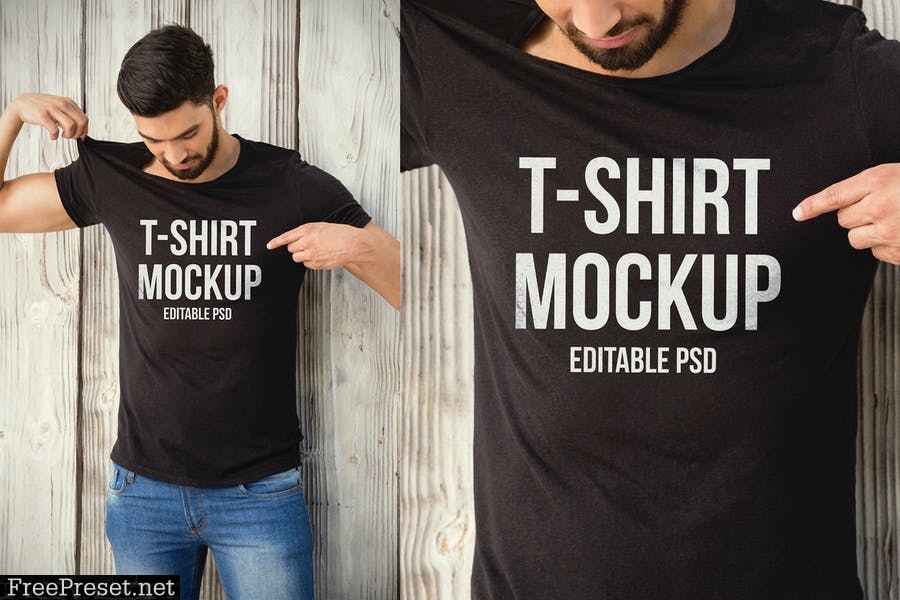 T-shirt Mockup Set