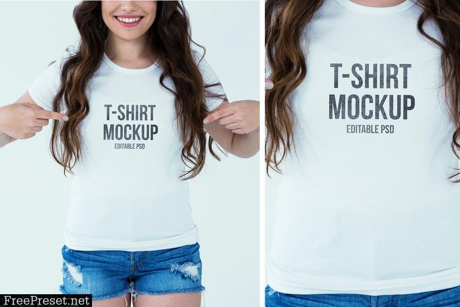 T-shirt Mockup Set YJVFJCQ