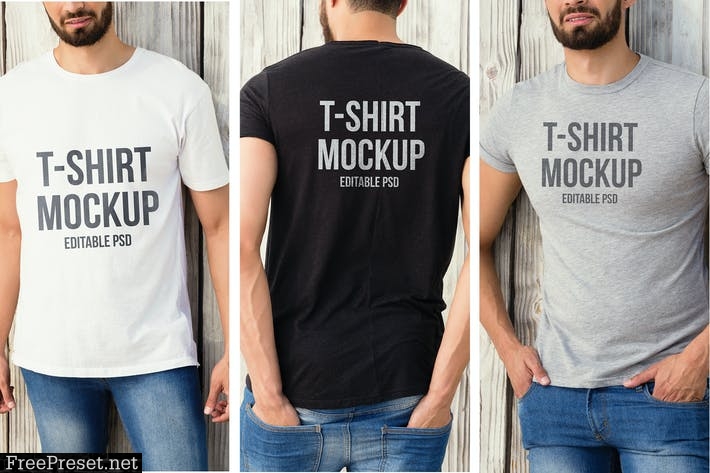 T-shirt Mockup Set YJVFJCQ