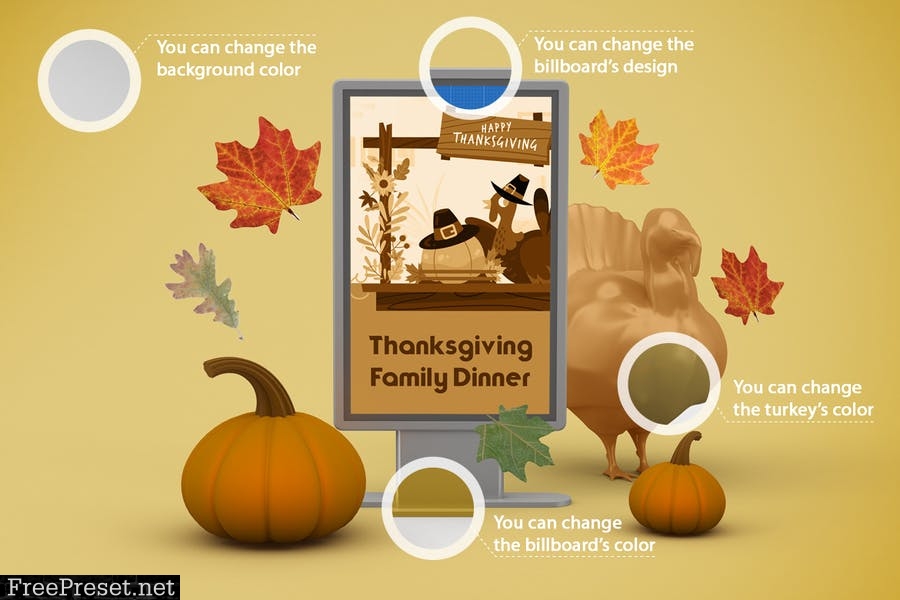 Thanksgiving Billboard HQNF9YN