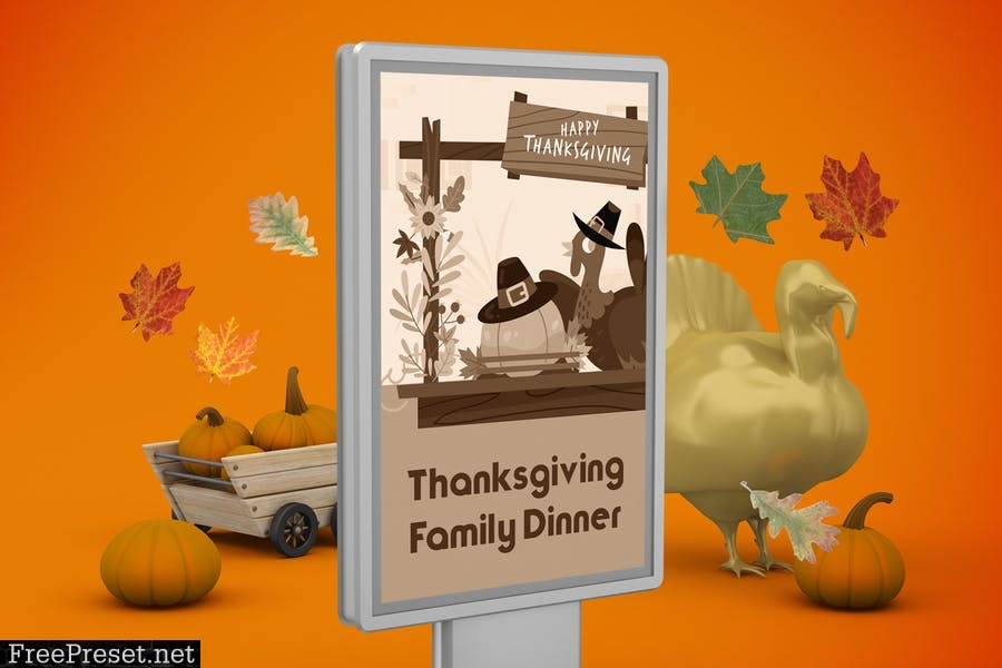 Thanksgiving Billboard HQNF9YN