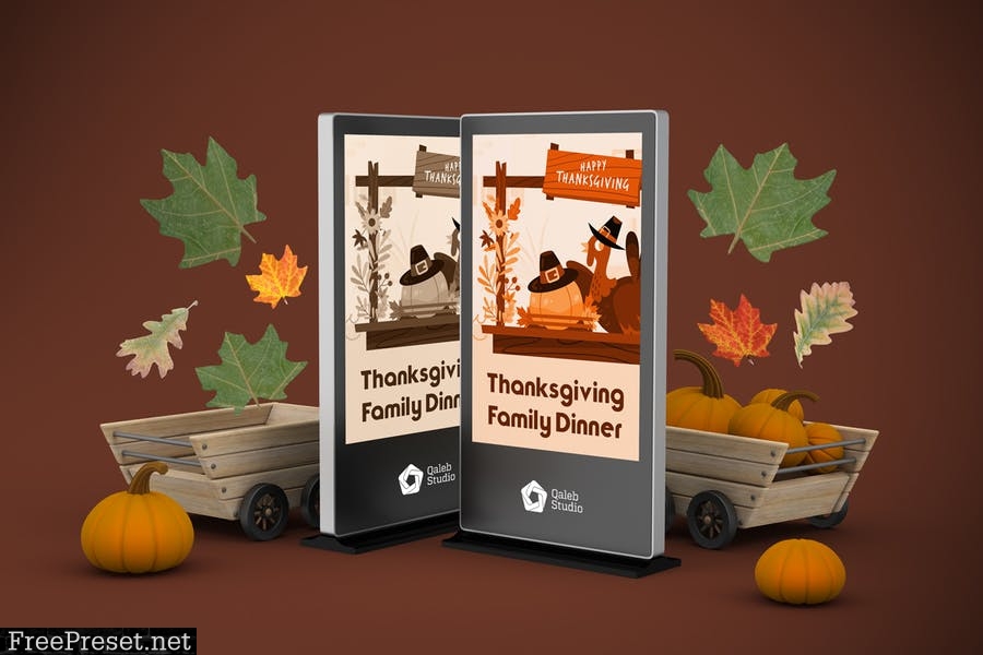 Thanksgiving Signage F78HUVN