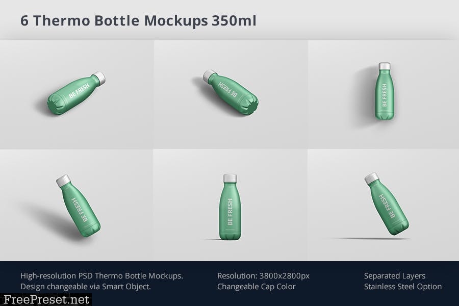 Thermo Bottle Mockup 350ml