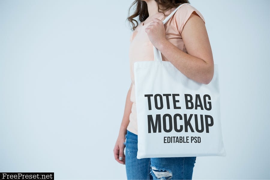 Tote Bag Mockup Set HP3EJJY