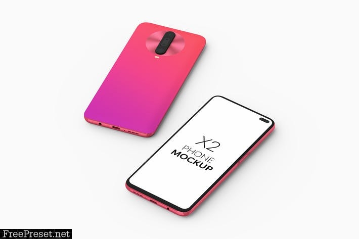 X2 Phone Mockup 9MVTUTL