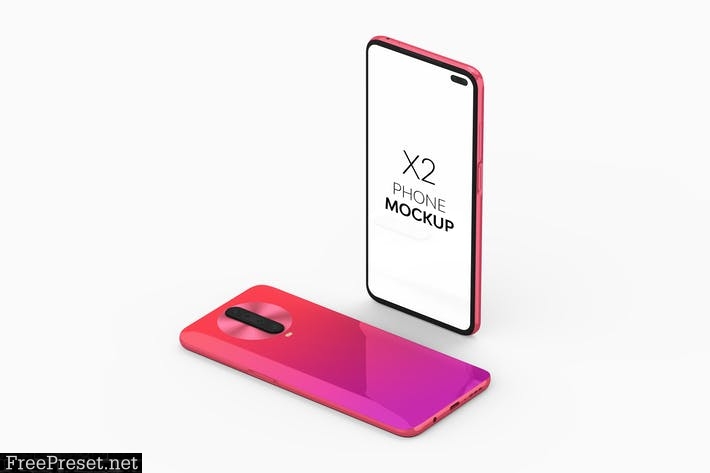 X2 Phone Mockup YSP8V97