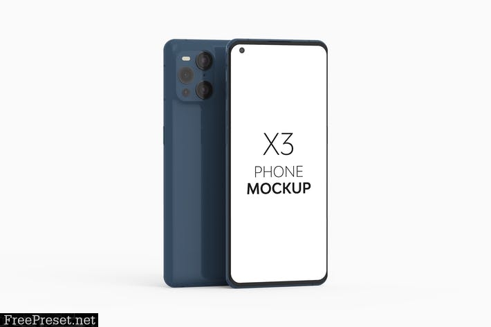 X3 Phone Mockup 8W94DA8