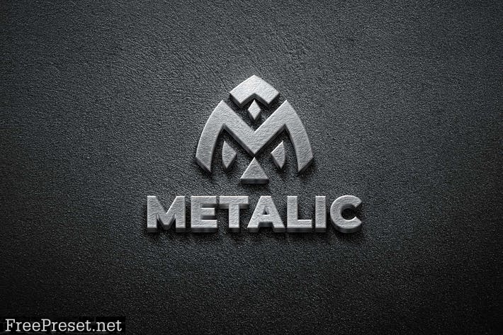 3D Metal - Mockup Logo