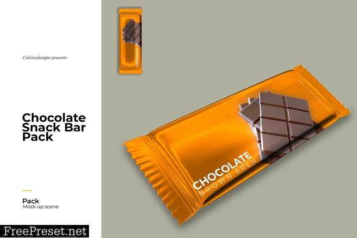 3D Snack Bar Mock Up