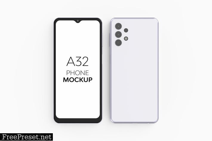 A32 Phone Mockup 7K4FR3F