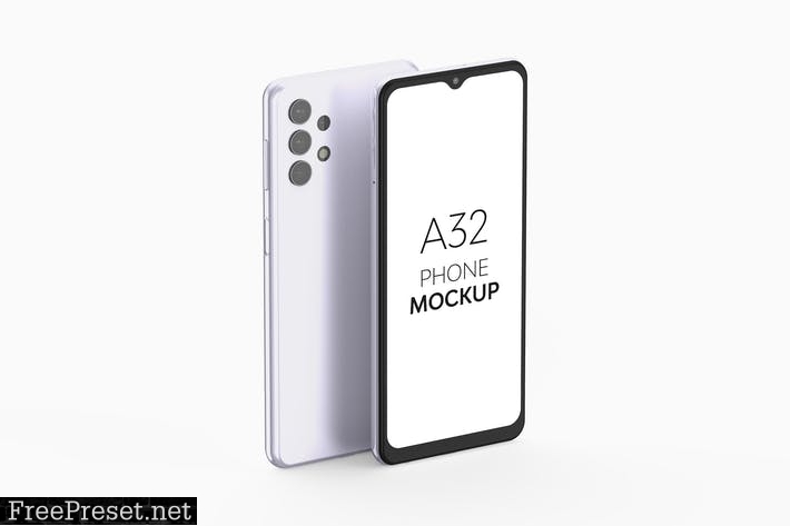 A32 Phone Mockup U8B75HF