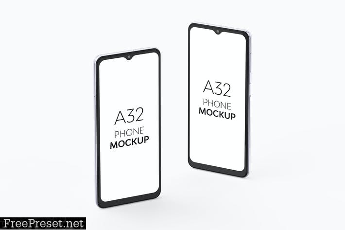 A32 Phone Mockup UR8W8RL