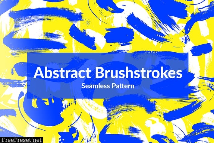 Abstract Brushstrokes Seamless Pattern U4J6FC7