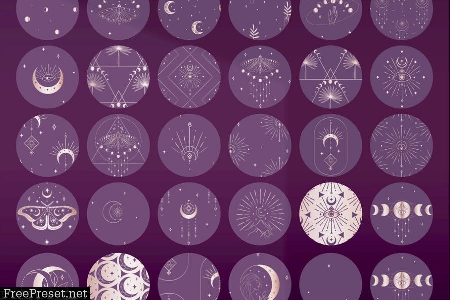 Abstract Seamless Background Patterns Collection. GRXYQTQ