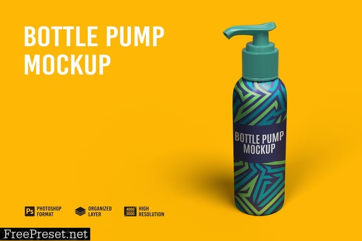 Bottle Pump Mockup 6QD4449