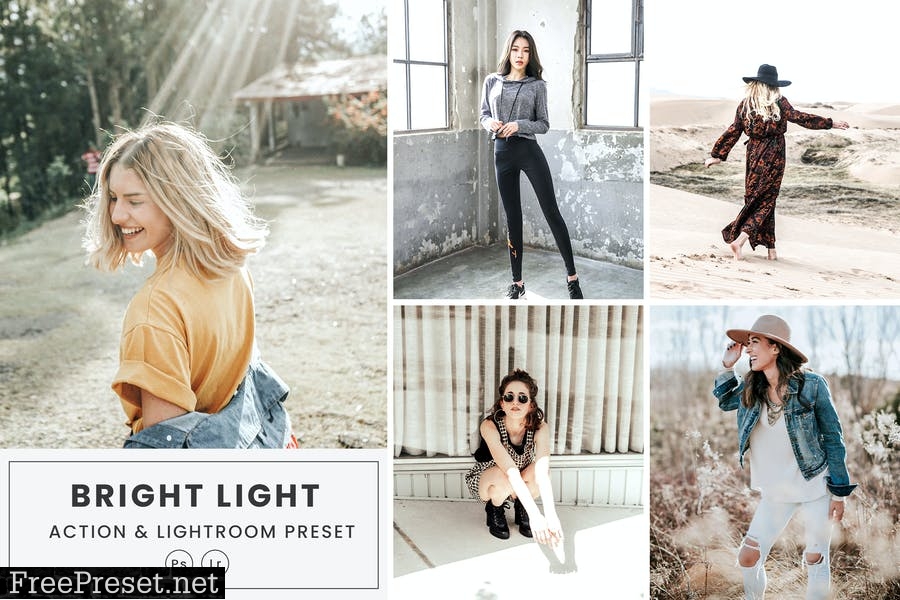 Bright Light Action & Lightrom Presets