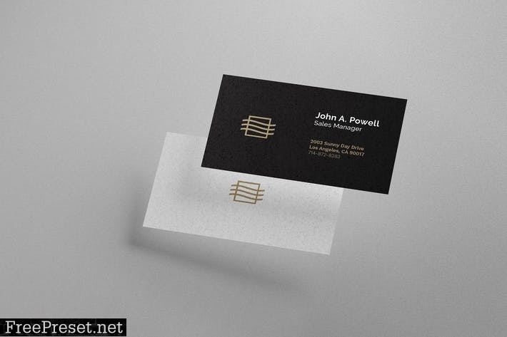 Business Card Mockup XSKBP3U