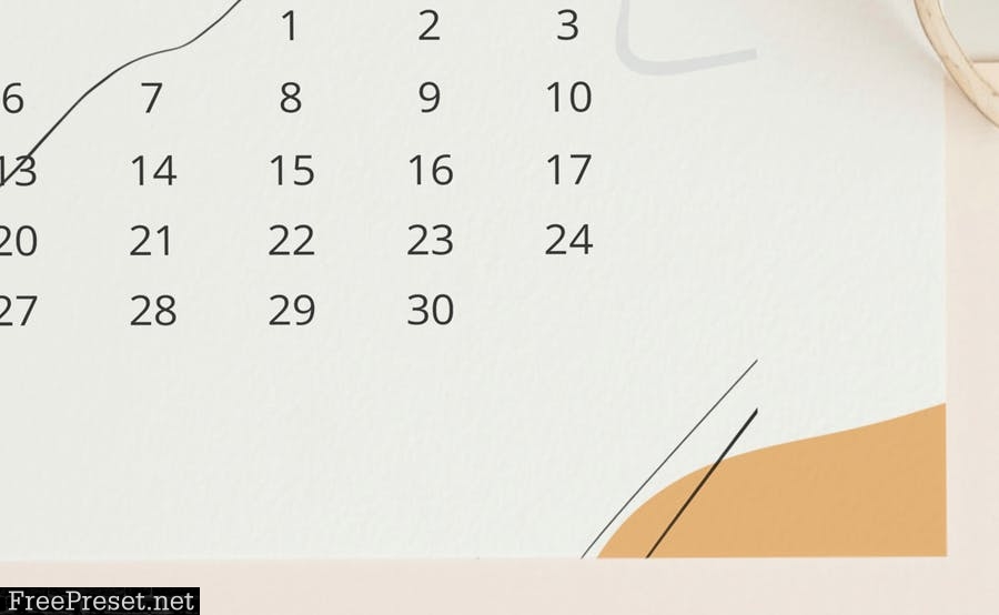 Calendar Mockup Vol.07