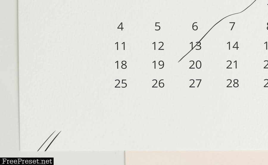 Calendar Mockup Vol.07