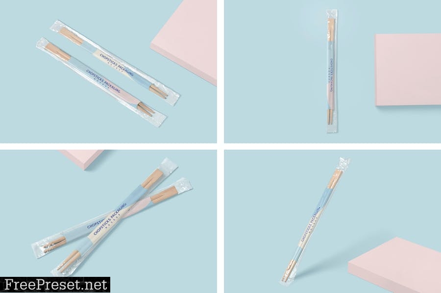 Chopstick Packaging Mockups