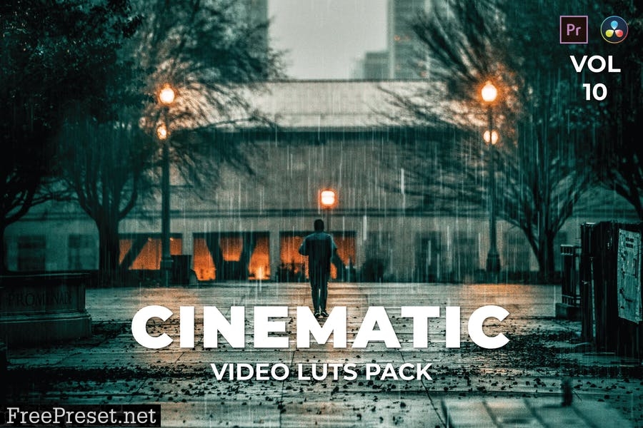 Cinematic Pack Video LUTs Vol.10