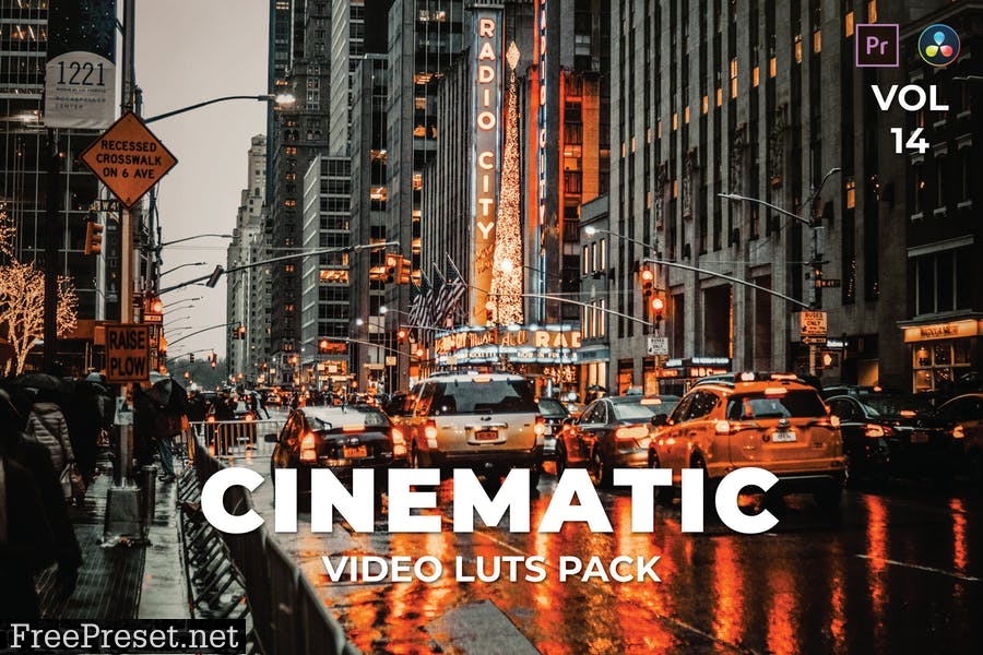 Cinematic Pack Video LUTs Vol.14