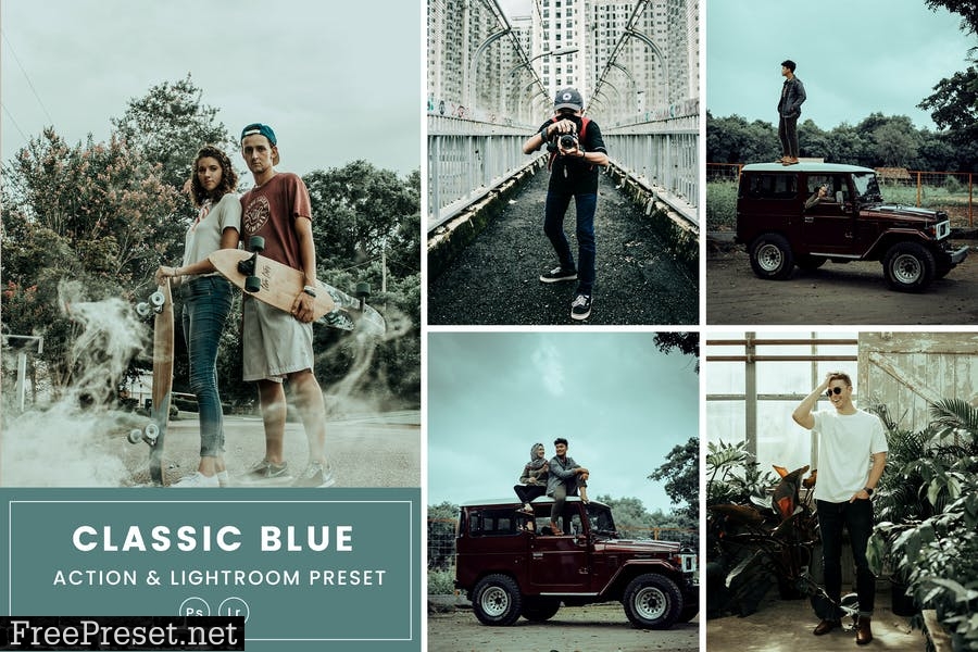 Classic Blue Action & Lightrom Presets