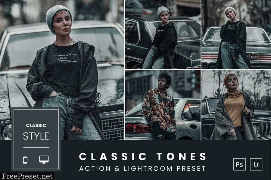 Classic Tones Action & Lightroom Preset