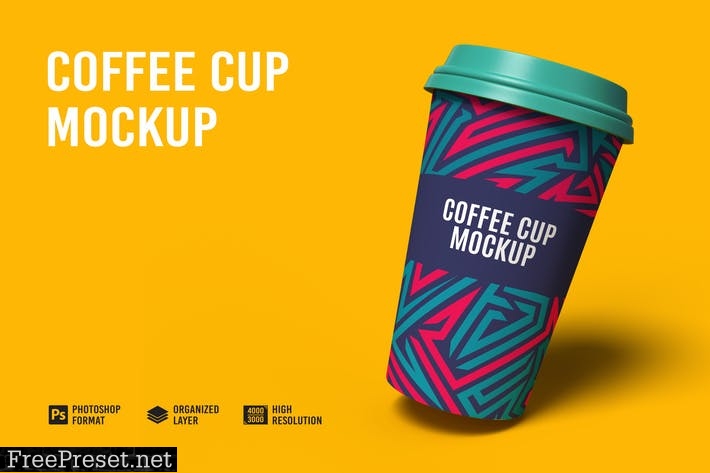 Coffee Cup Mockup P5RX36D