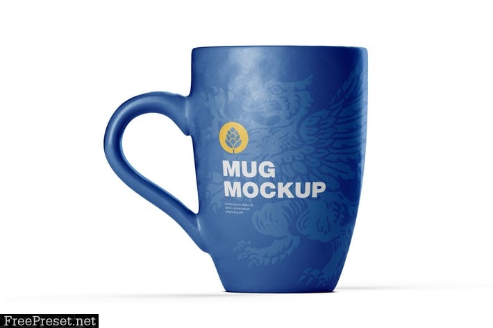 Colorfull Matte Mug Mockup