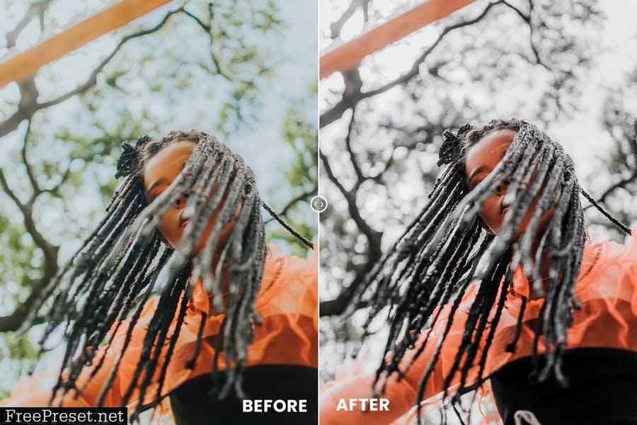 Coral Tones Action & Lightroom Preset