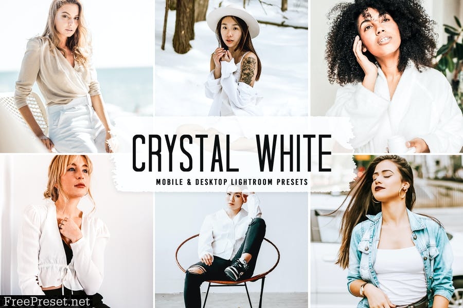 Crystal White Mobile & Desktop Lightroom Presets