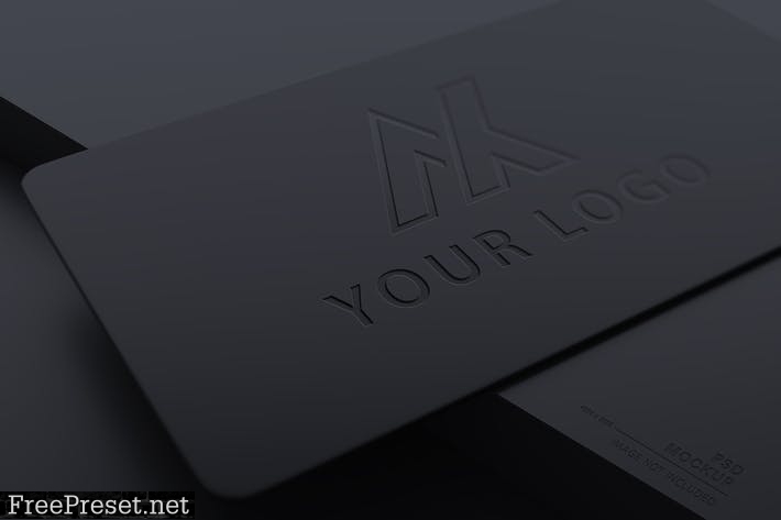 Elegant business card realistic mockup HPVCVZ7