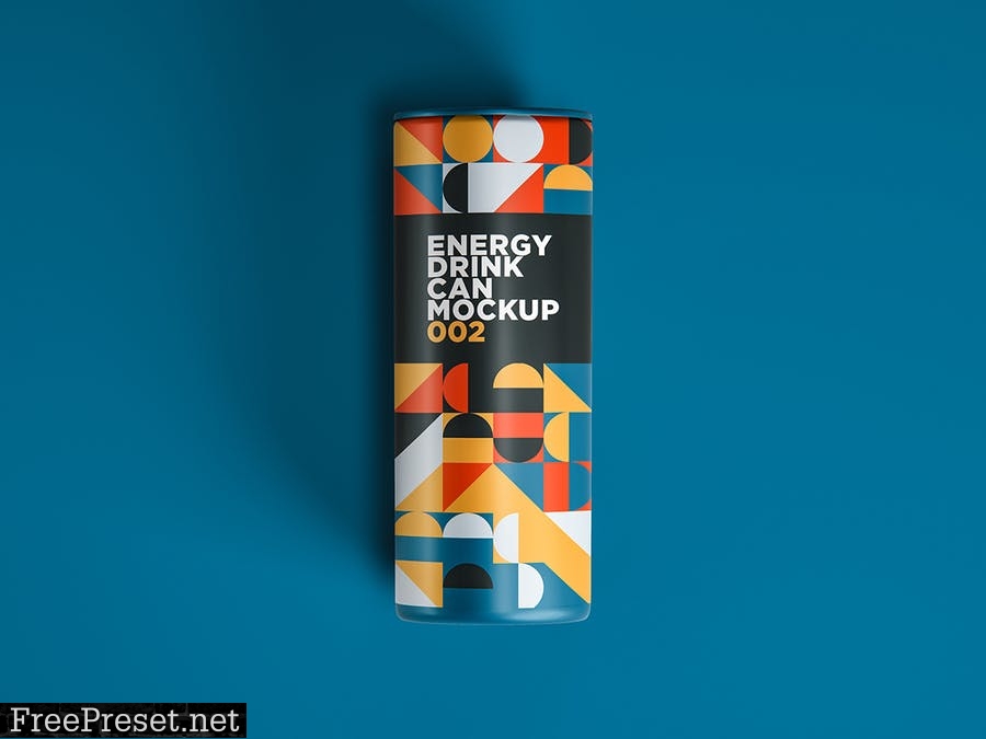 Energy Drink Can Mockup 002 T6SV753