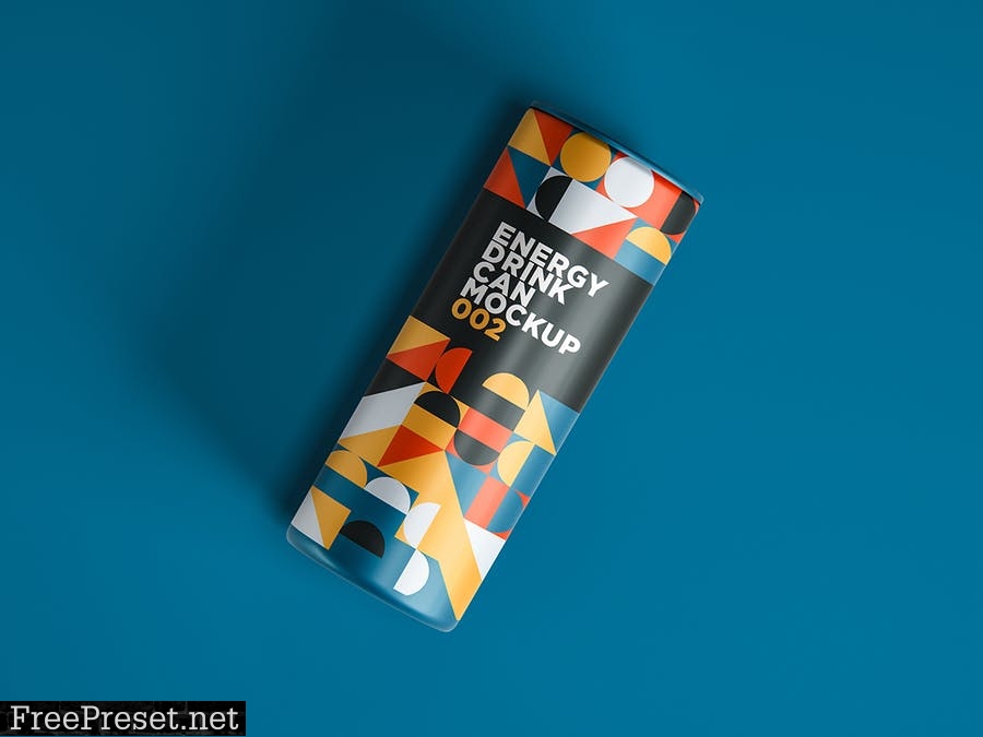 Energy Drink Can Mockup 002 T6SV753