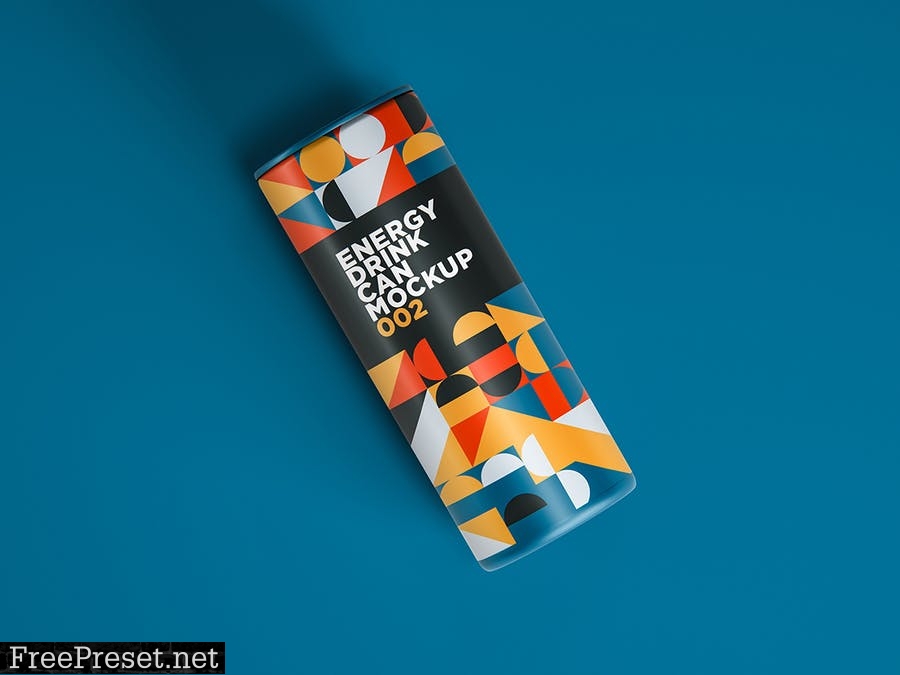 Energy Drink Can Mockup 002 T6SV753