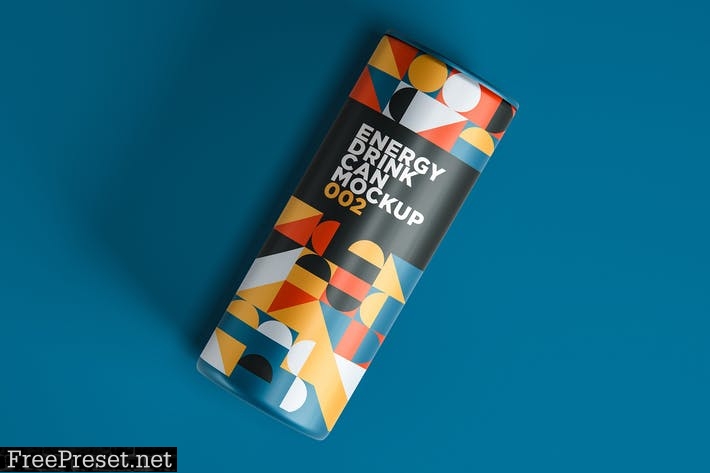 Energy Drink Can Mockup 002 T6SV753