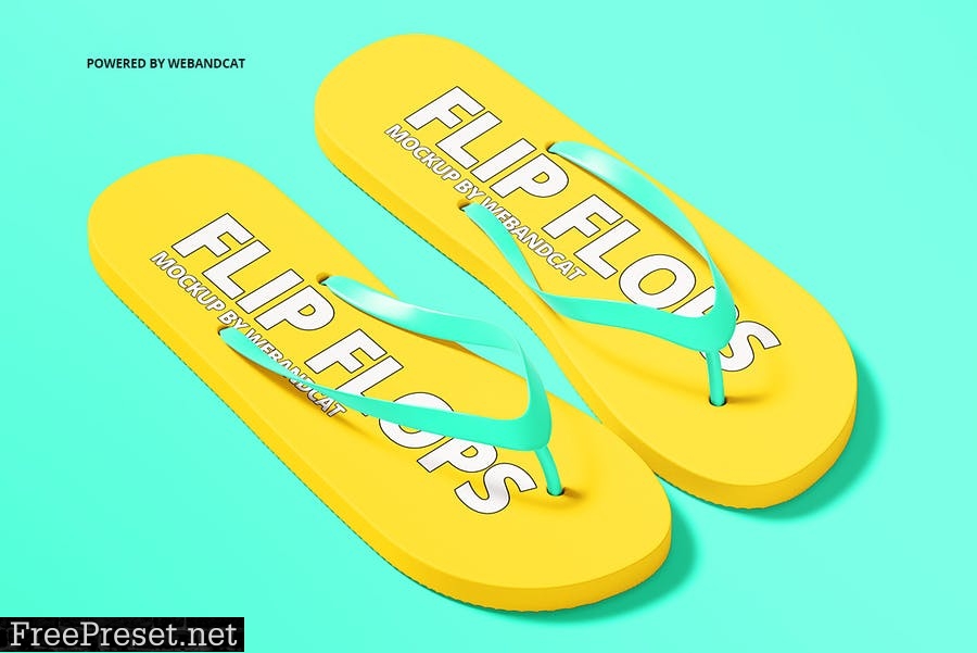 Flip Flops Mockup XHAFSLH