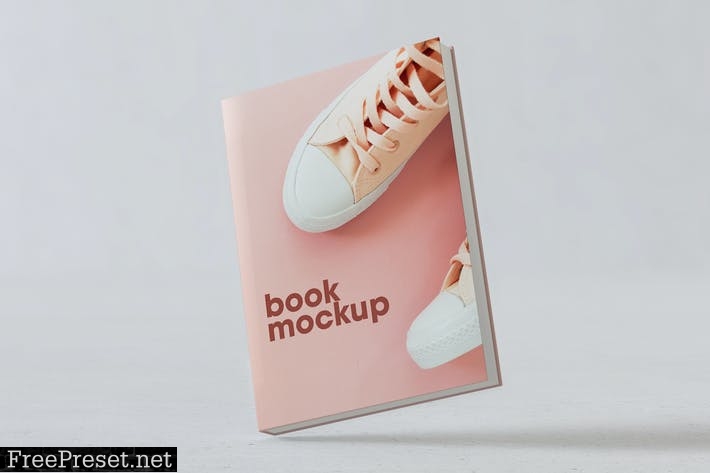 Floating Book Mockup