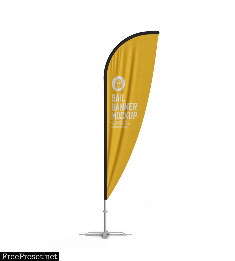 Flying Banner Mockup G6N3ALX