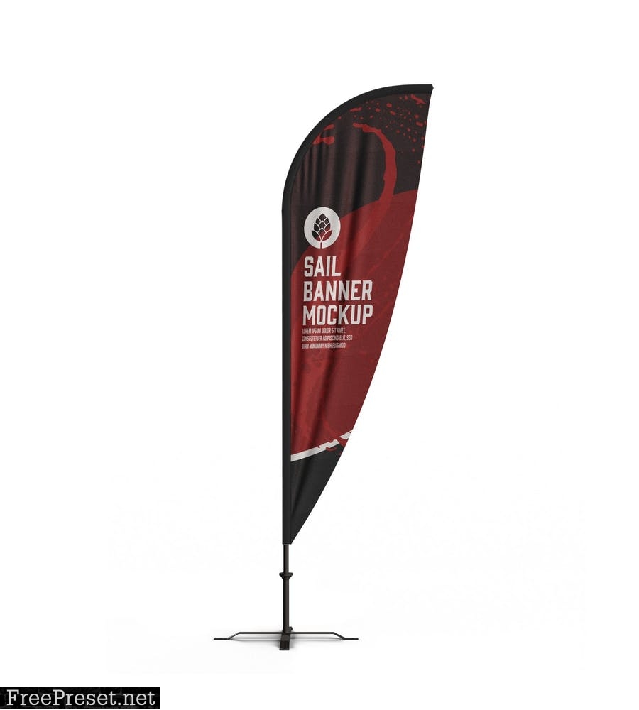 Flying Banner Mockup G6N3ALX