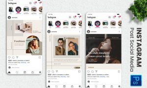 Folkei - Fashion Instagram Post Template E3BWLKN