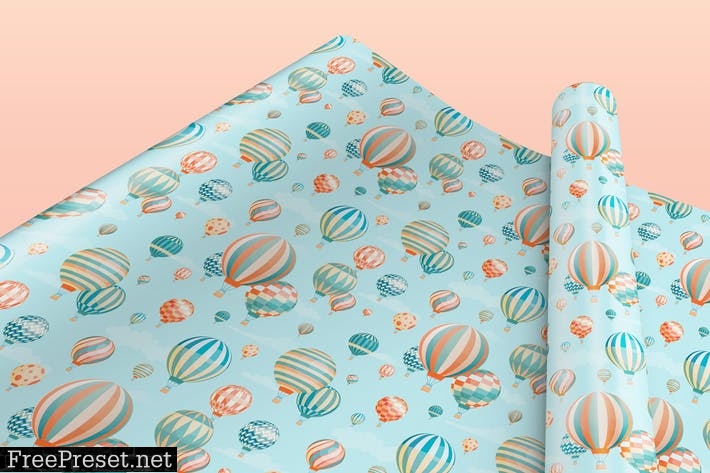 Gift Wrapping Paper Mockup