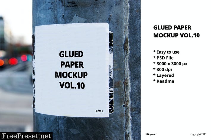 Glued Paper Mockup Vol.10 M2YVZVK