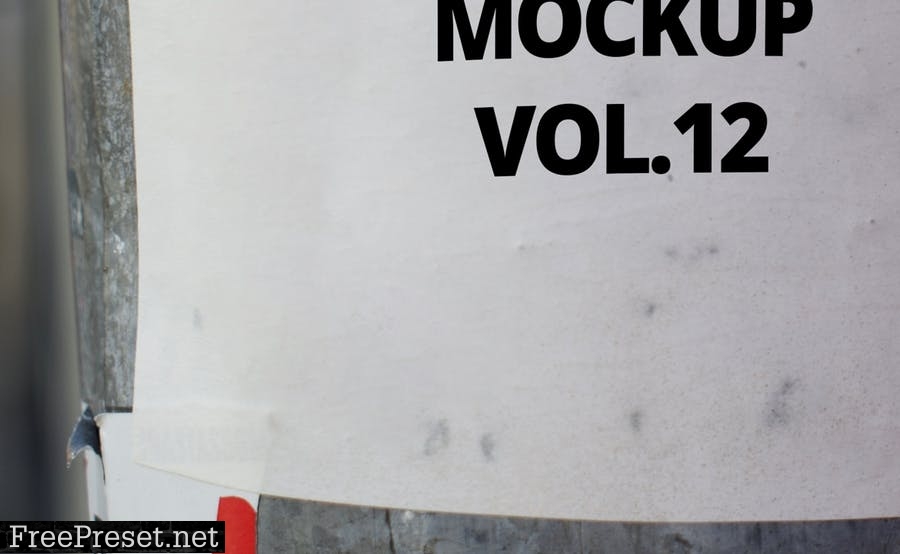 Glued Paper Mockup Vol.12