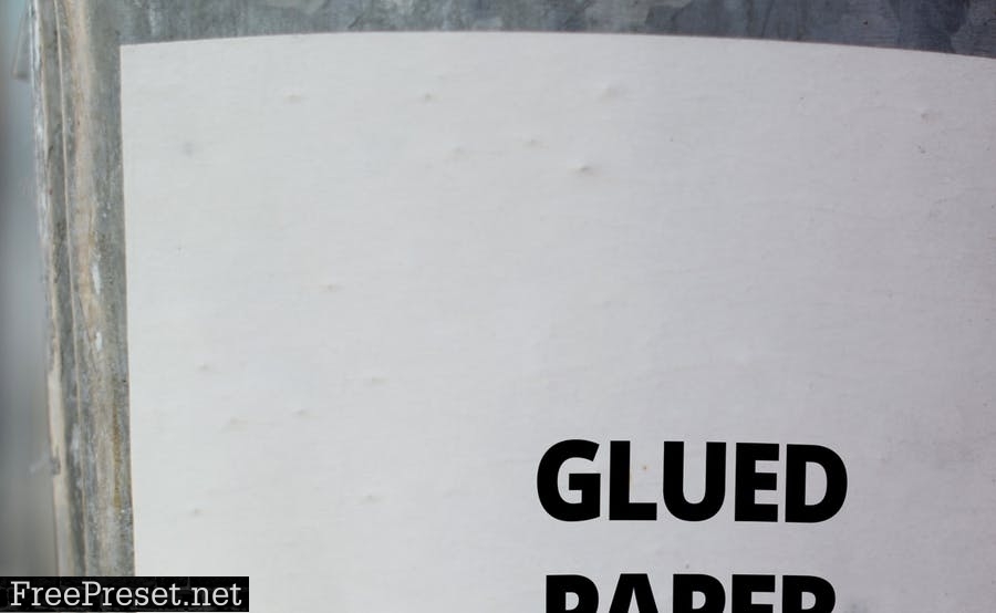 Glued Paper Mockup Vol.12