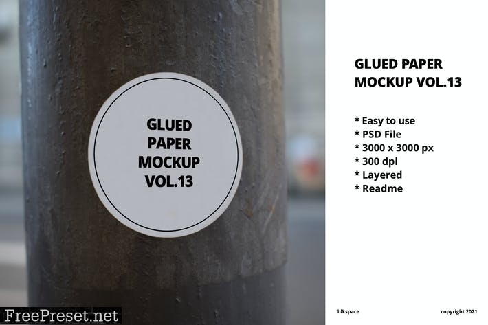 Glued Paper Mockup Vol.13 LNZFGSP